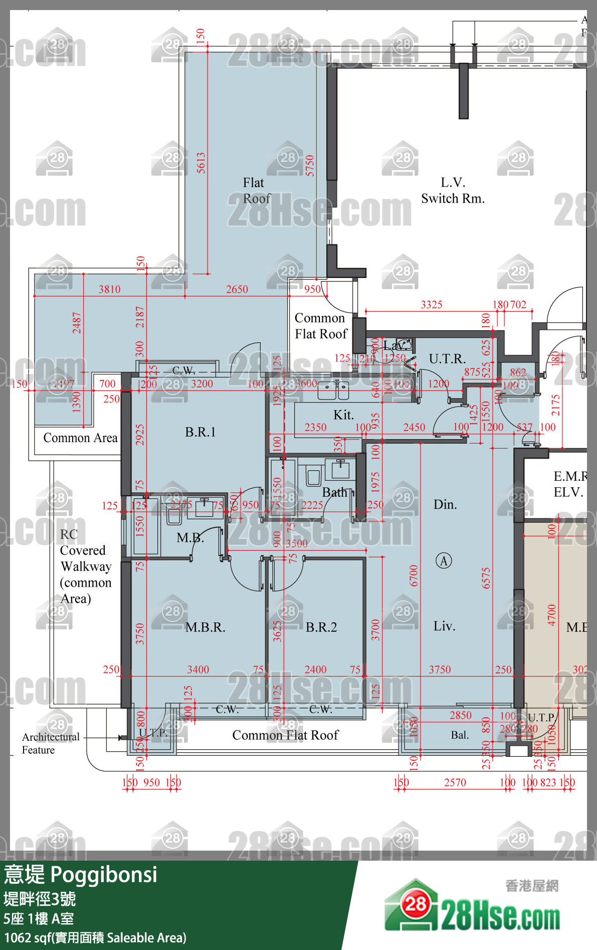 意堤 5座1楼 A室 平面图