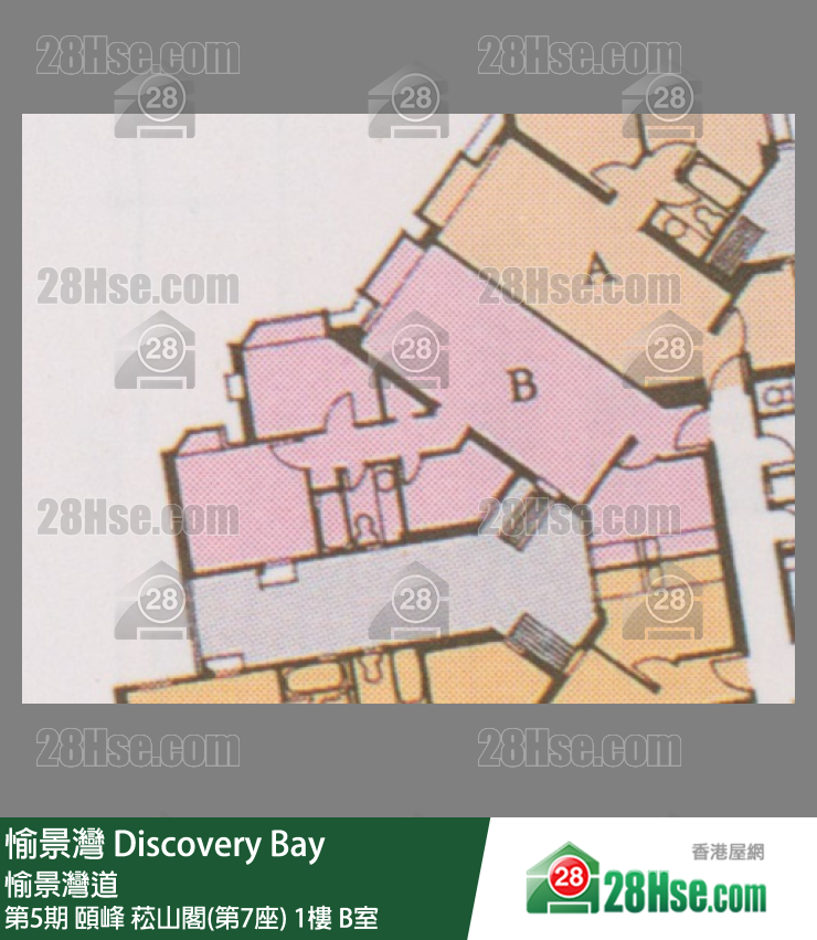 愉景灣 第5期 頤峰菘山閣(第7座)1樓 B室 平面圖