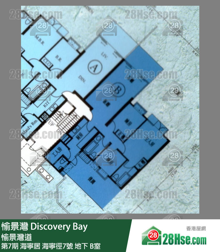 愉景灣 第7期 海寧居海寧徑7號地下 B室 平面圖