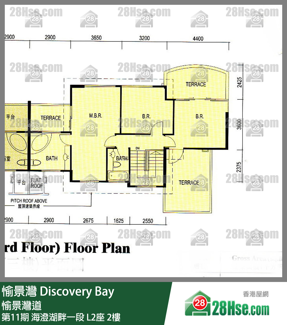 愉景灣 第11期 海澄湖畔一段L2座2樓 平面圖
