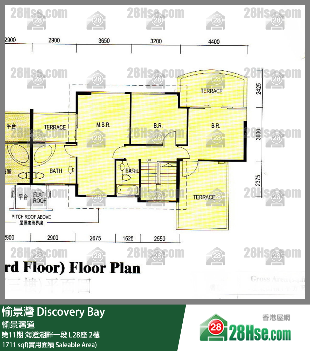 愉景灣 第11期 海澄湖畔一段L28座2樓 平面圖