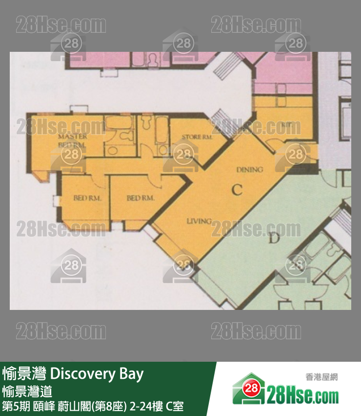 愉景灣 第5期 頤峰蔚山閣(第8座)21樓 C室 平面圖