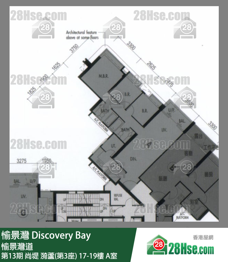 愉景灣 第13期 尚堤漪蘆(第3座)17樓 A室 平面圖