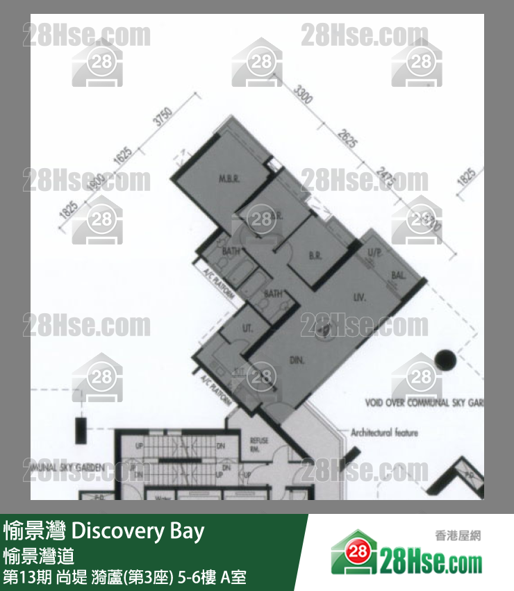 愉景灣 第13期 尚堤漪蘆(第3座)5樓 A室 平面圖