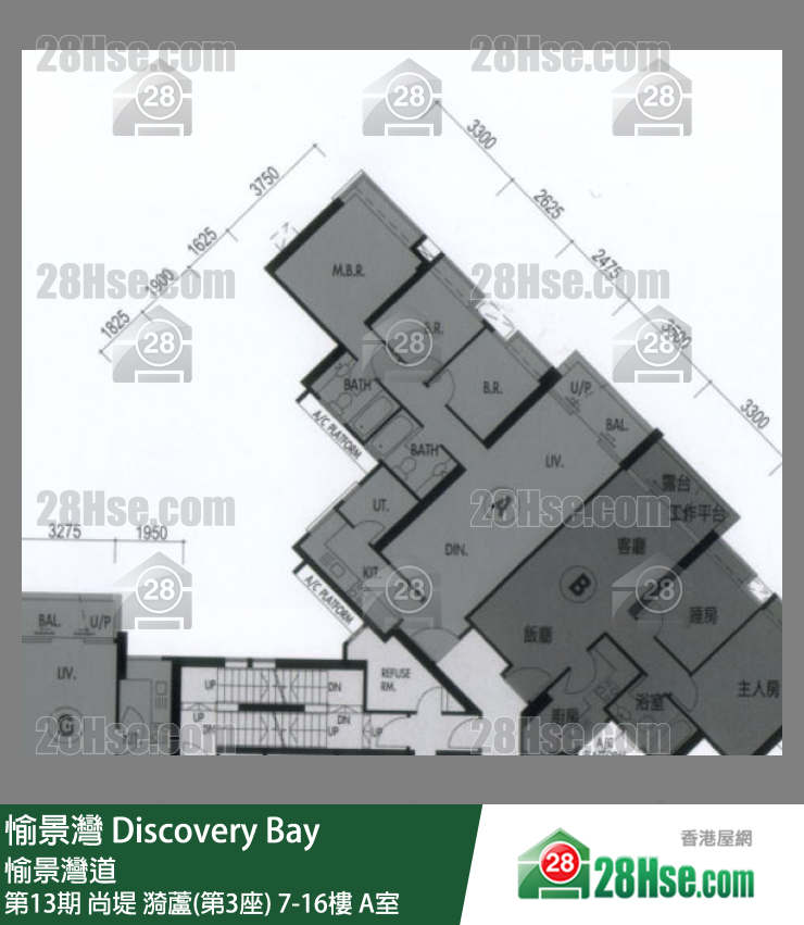 愉景灣 第13期 尚堤漪蘆(第3座)7樓 A室 平面圖