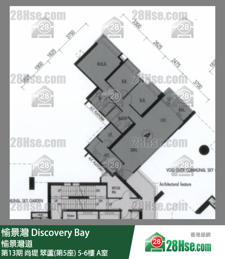 愉景灣 第13期 尚堤翠蘆(第5座)6樓 A室 平面圖