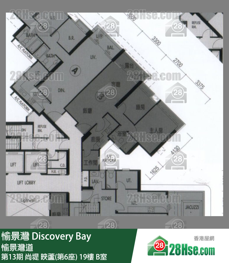 愉景灣 第13期 尚堤映蘆(第6座)19樓 B室 平面圖