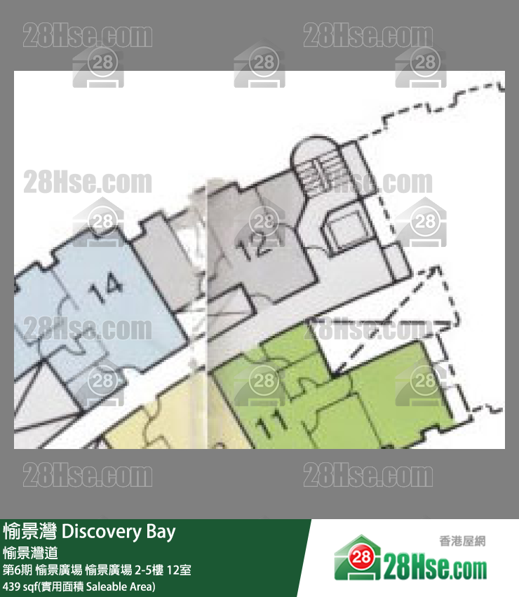 愉景灣 第6期 愉景廣場愉景廣場3樓 12室 平面圖