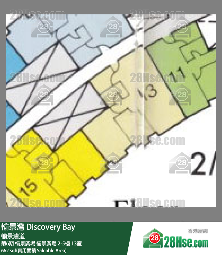 愉景灣 第6期 愉景廣場愉景廣場4樓 13室 平面圖