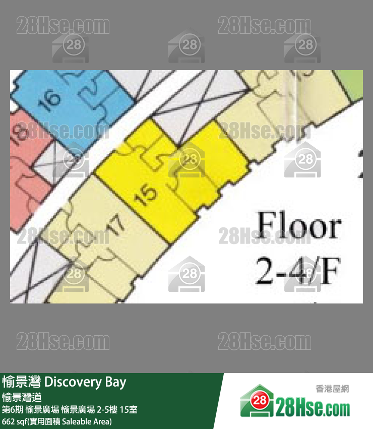 愉景灣 第6期 愉景廣場愉景廣場4樓 15室 平面圖