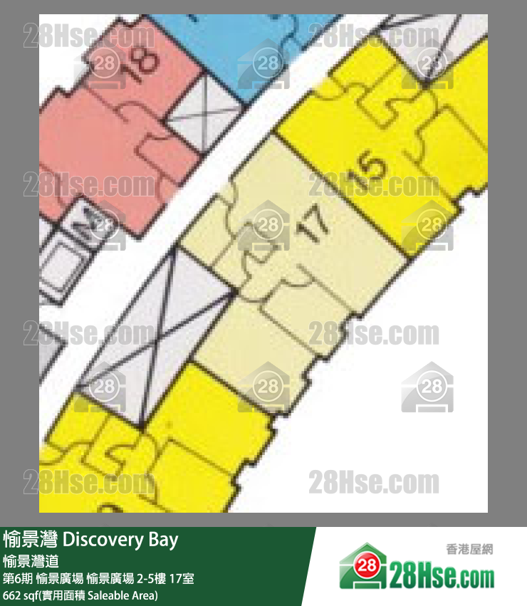 愉景灣 第6期 愉景廣場愉景廣場4樓 17室 平面圖