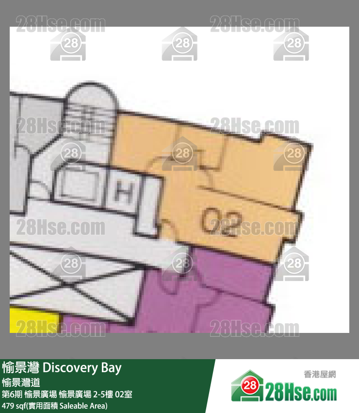 愉景灣 第6期 愉景廣場愉景廣場3樓 02室 平面圖