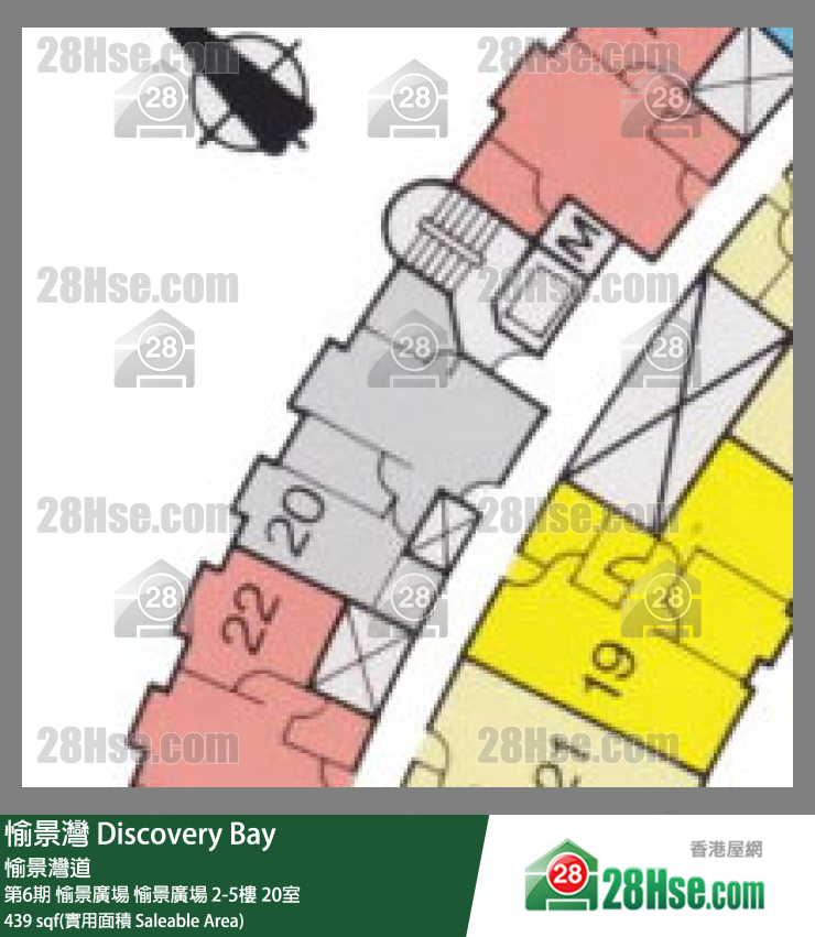 愉景灣 第6期 愉景廣場愉景廣場4樓 20室 平面圖