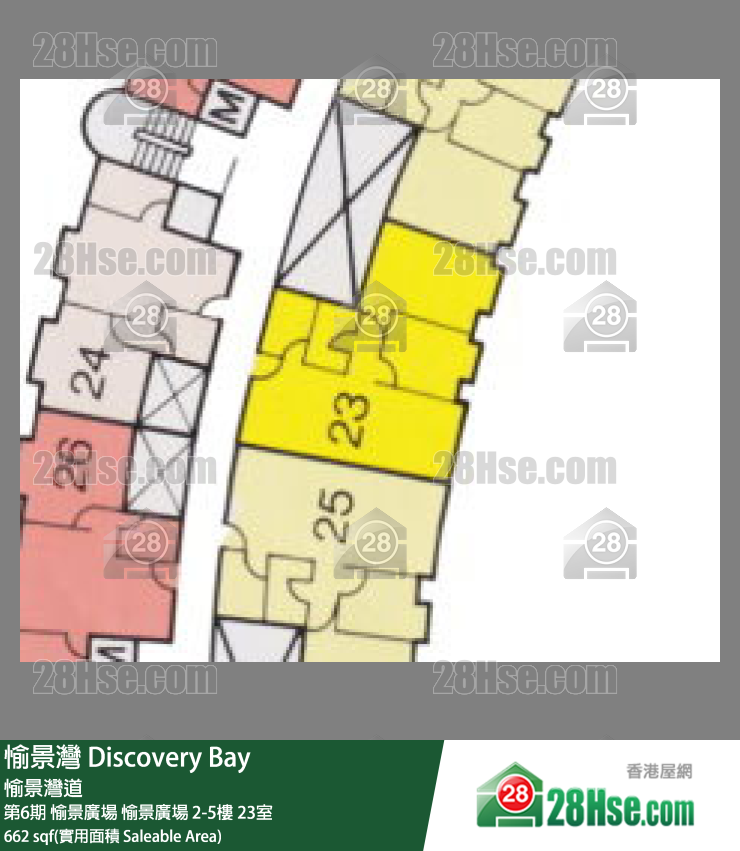 愉景灣 第6期 愉景廣場愉景廣場4樓 23室 平面圖