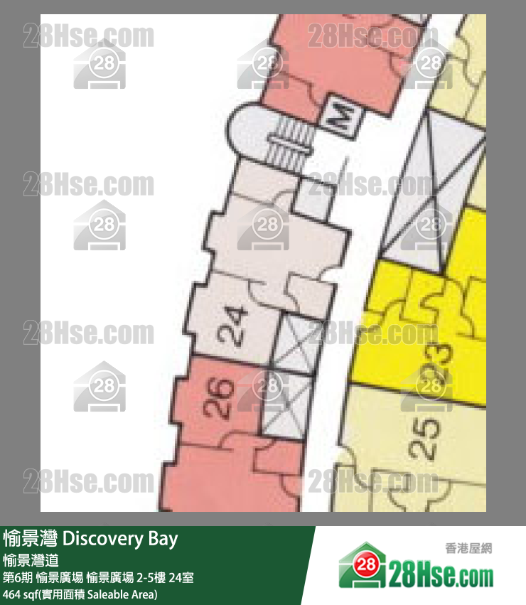 愉景灣 第6期 愉景廣場愉景廣場2樓 24室 平面圖