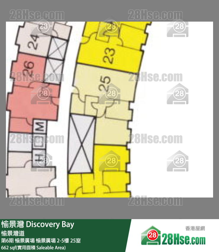 愉景灣 第6期 愉景廣場愉景廣場5樓 25室 平面圖
