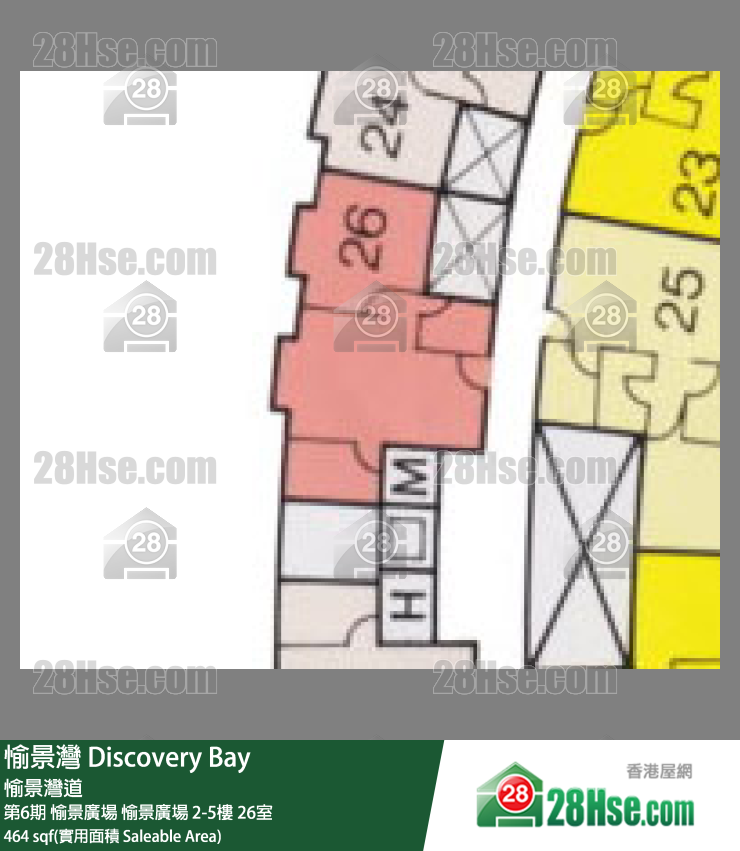 愉景灣 第6期 愉景廣場愉景廣場5樓 26室 平面圖