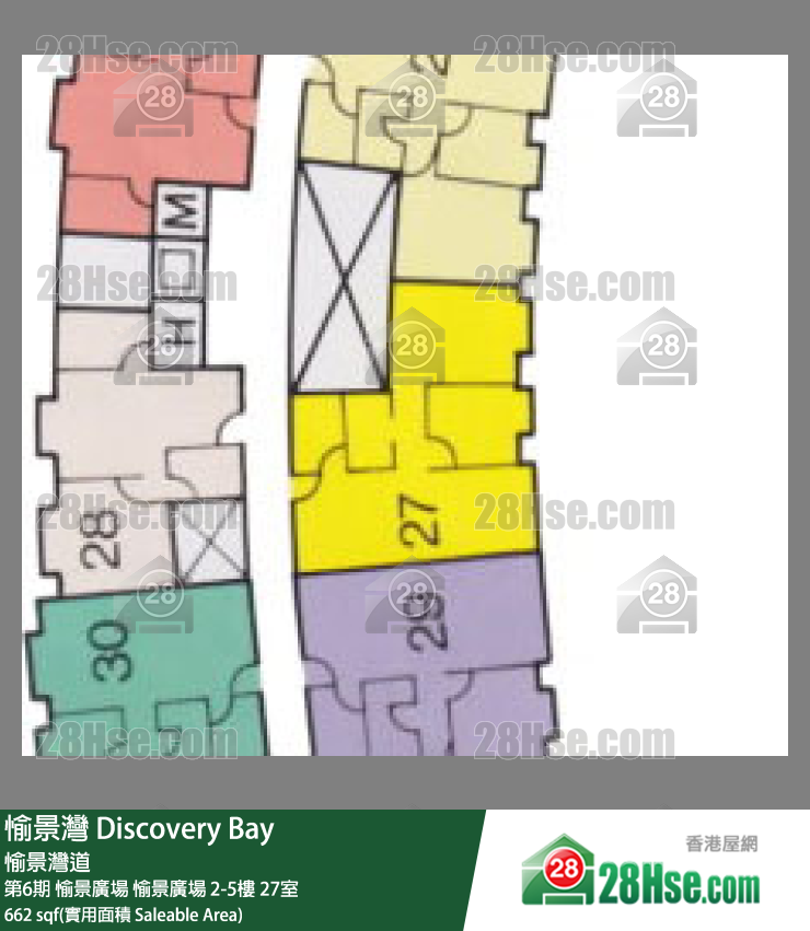 愉景灣 第6期 愉景廣場愉景廣場5樓 27室 平面圖