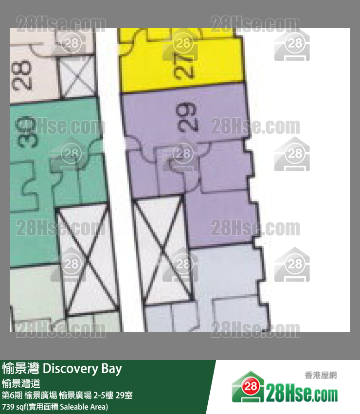愉景灣 第6期 愉景廣場愉景廣場4樓 29室 平面圖