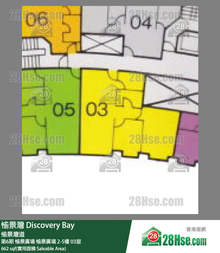 愉景灣 第6期 愉景廣場愉景廣場5樓 03室 平面圖