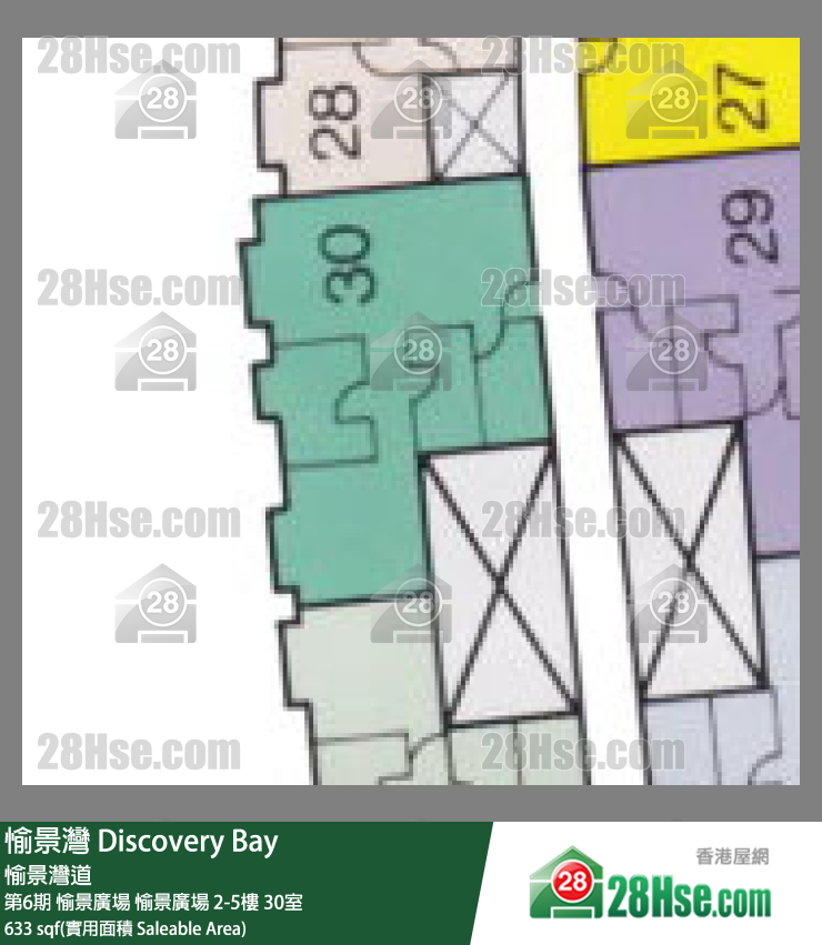 愉景灣 第6期 愉景廣場愉景廣場4樓 30室 平面圖