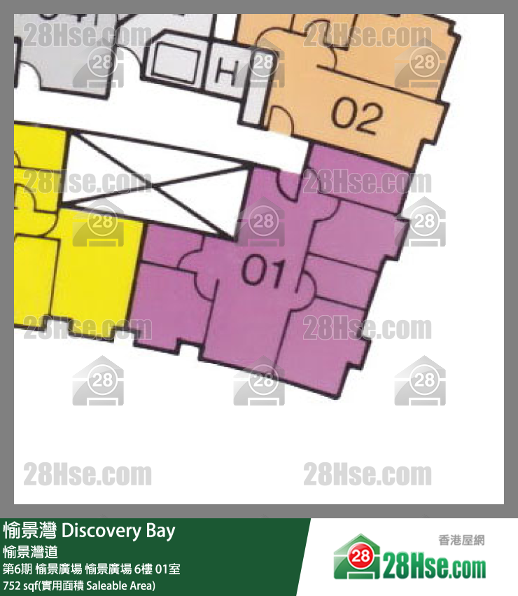 愉景灣 第6期 愉景廣場愉景廣場6樓 01室 平面圖