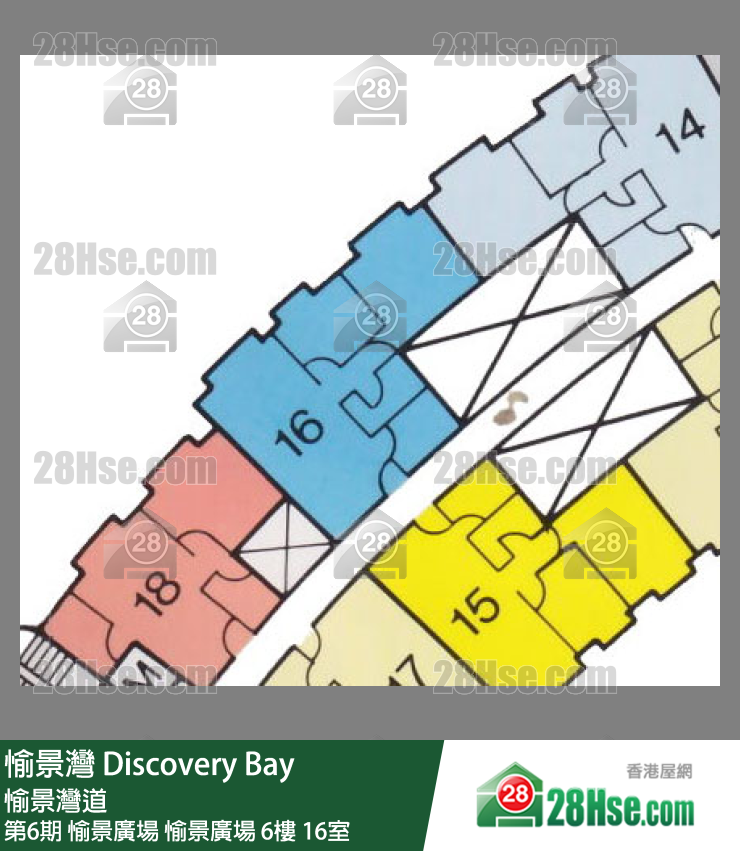 愉景灣 第6期 愉景廣場愉景廣場6樓 16室 平面圖