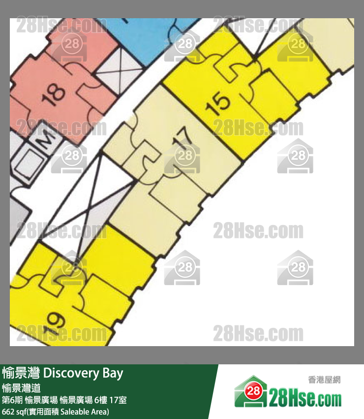 愉景灣 第6期 愉景廣場愉景廣場6樓 17室 平面圖