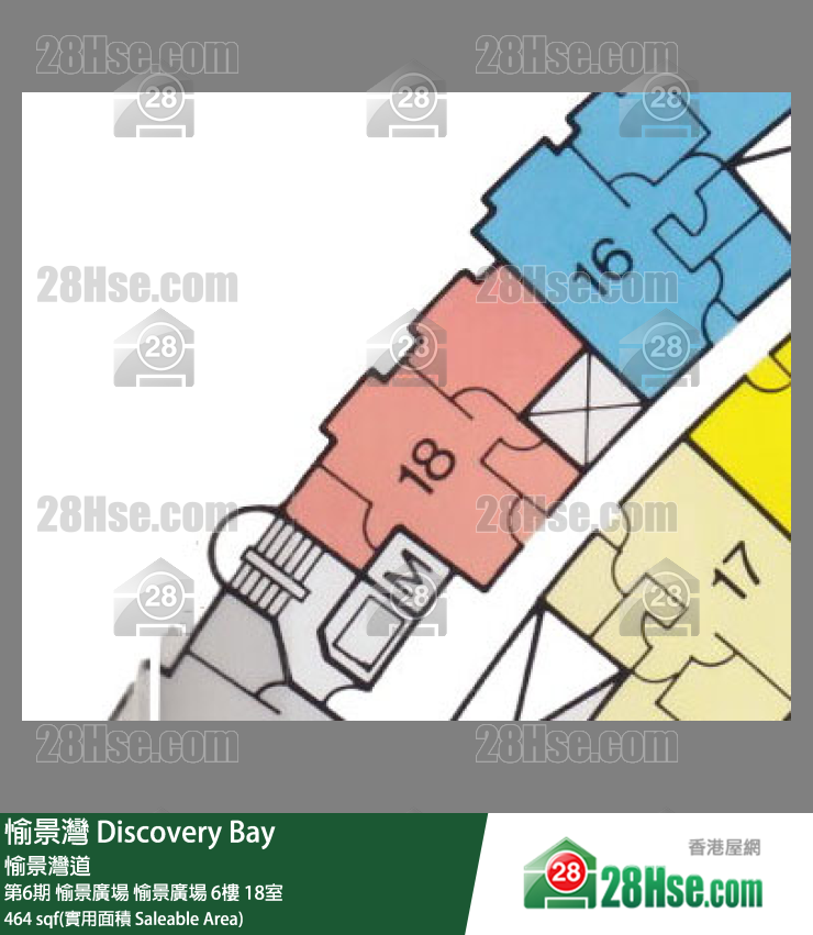 愉景灣 第6期 愉景廣場愉景廣場6樓 18室 平面圖