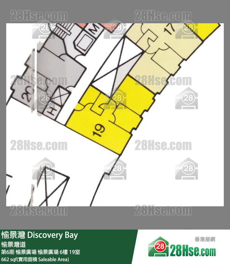 愉景灣 第6期 愉景廣場愉景廣場6樓 19室 平面圖