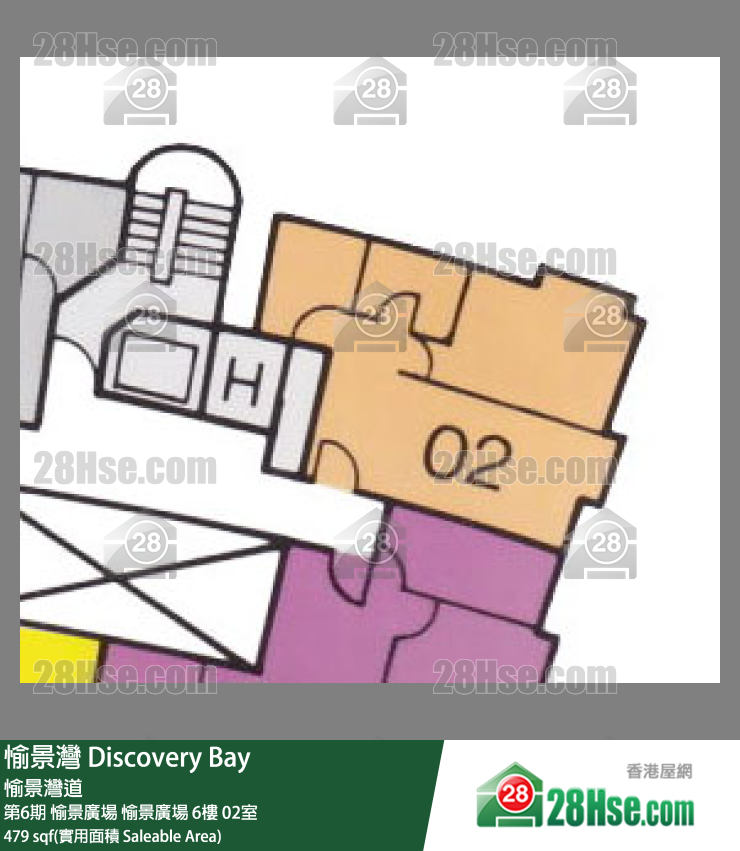 愉景灣 第6期 愉景廣場愉景廣場6樓 02室 平面圖