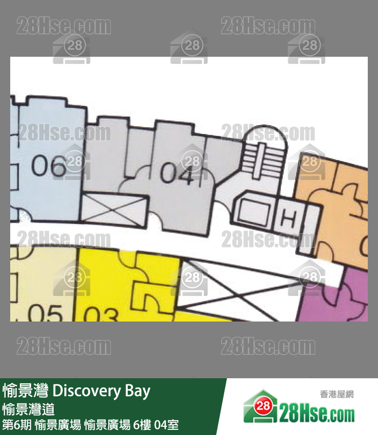 愉景灣 第6期 愉景廣場愉景廣場6樓 04室 平面圖