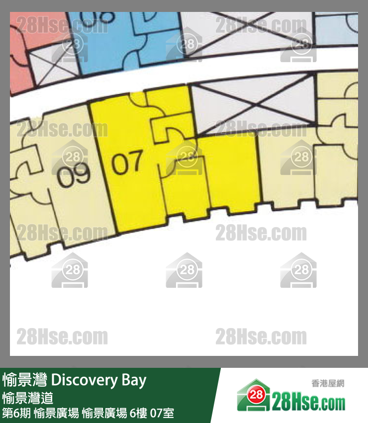 愉景灣 第6期 愉景廣場愉景廣場6樓 07室 平面圖