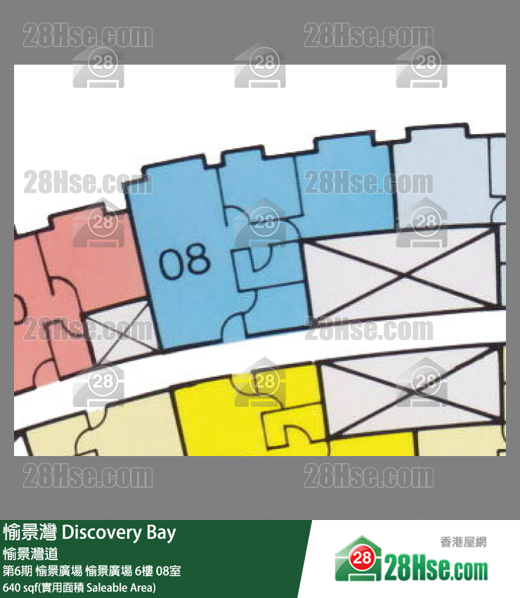 愉景灣 第6期 愉景廣場愉景廣場6樓 08室 平面圖