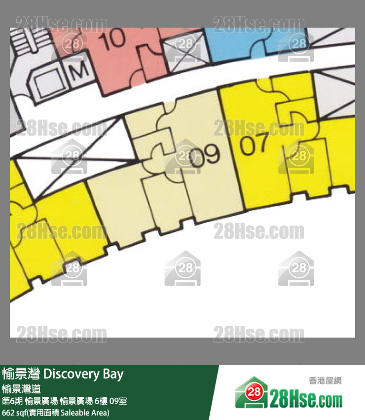 愉景湾 第6期 愉景广场愉景广场6楼 09室 平面图