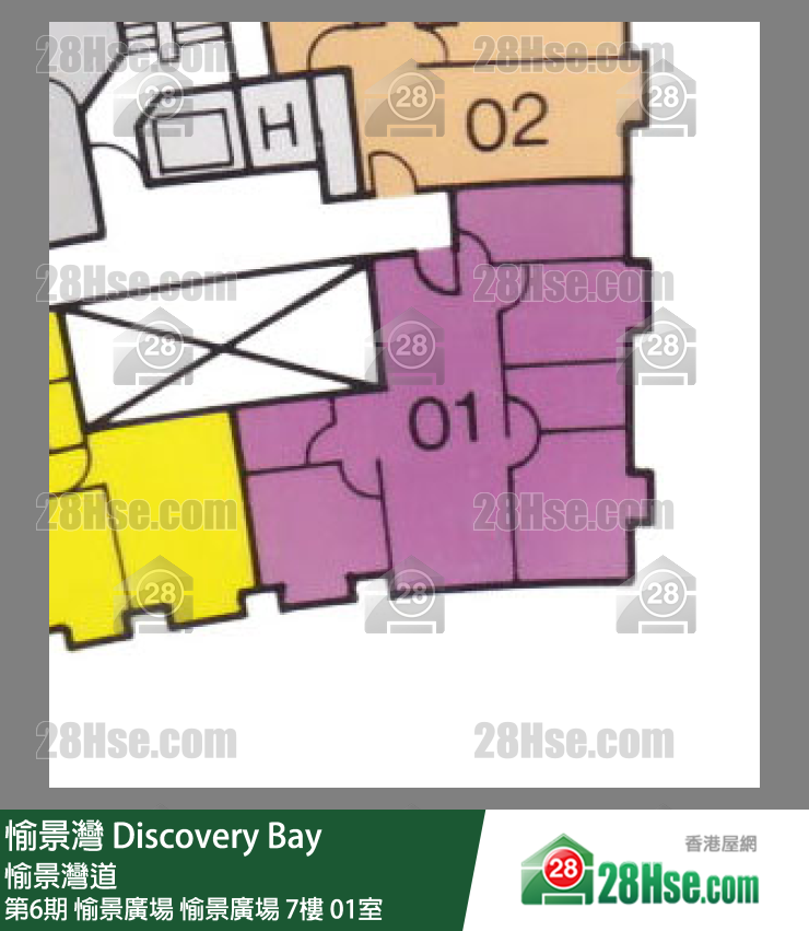 愉景灣 第6期 愉景廣場愉景廣場7樓 01室 平面圖