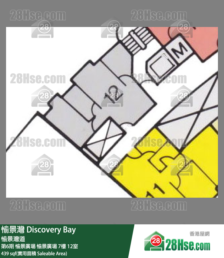 愉景灣 第6期 愉景廣場愉景廣場7樓 12室 平面圖