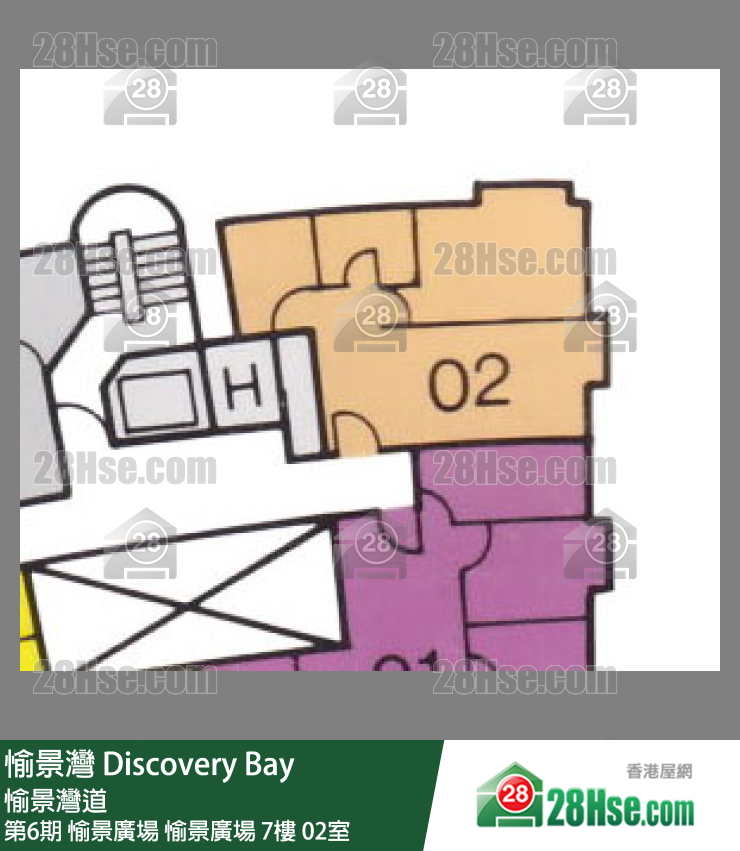 愉景灣 第6期 愉景廣場愉景廣場7樓 02室 平面圖