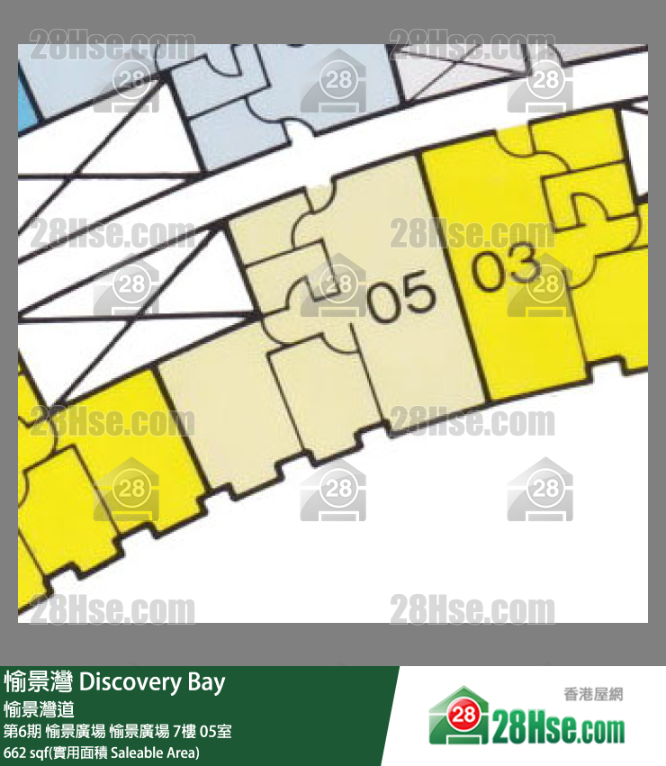 愉景灣 第6期 愉景廣場愉景廣場7樓 05室 平面圖