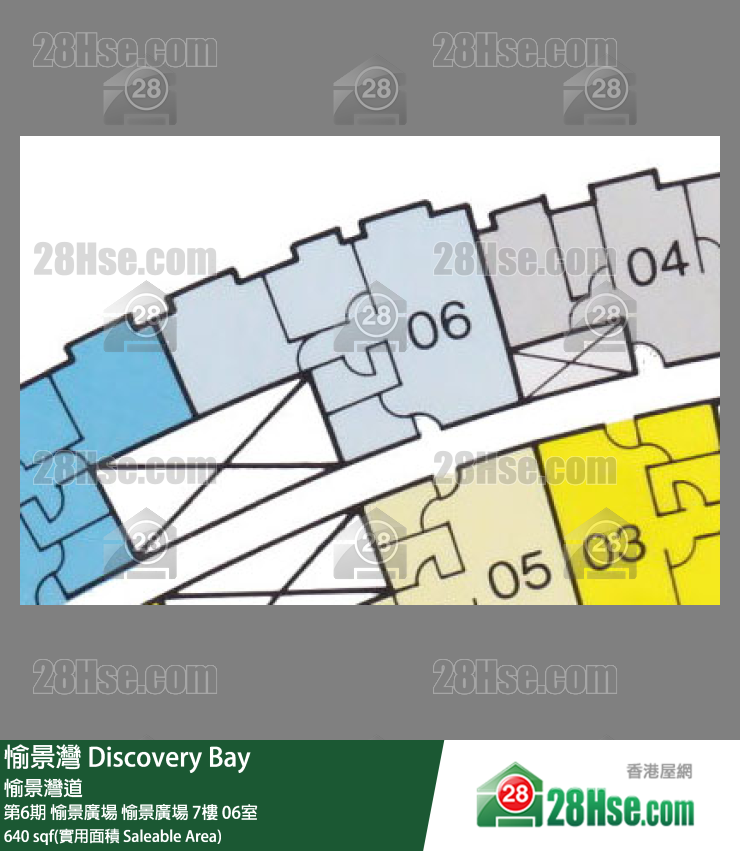 愉景灣 第6期 愉景廣場愉景廣場7樓 06室 平面圖