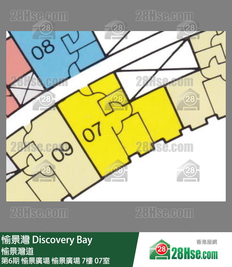 愉景灣 第6期 愉景廣場愉景廣場7樓 07室 平面圖