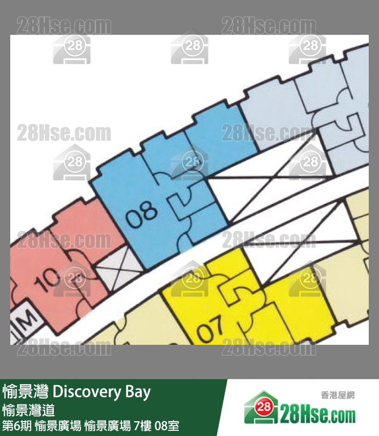 愉景灣 第6期 愉景廣場愉景廣場7樓 08室 平面圖