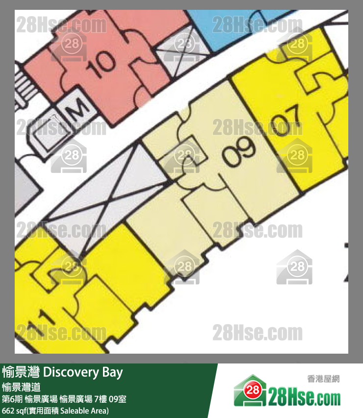 愉景灣 第6期 愉景廣場愉景廣場7樓 09室 平面圖
