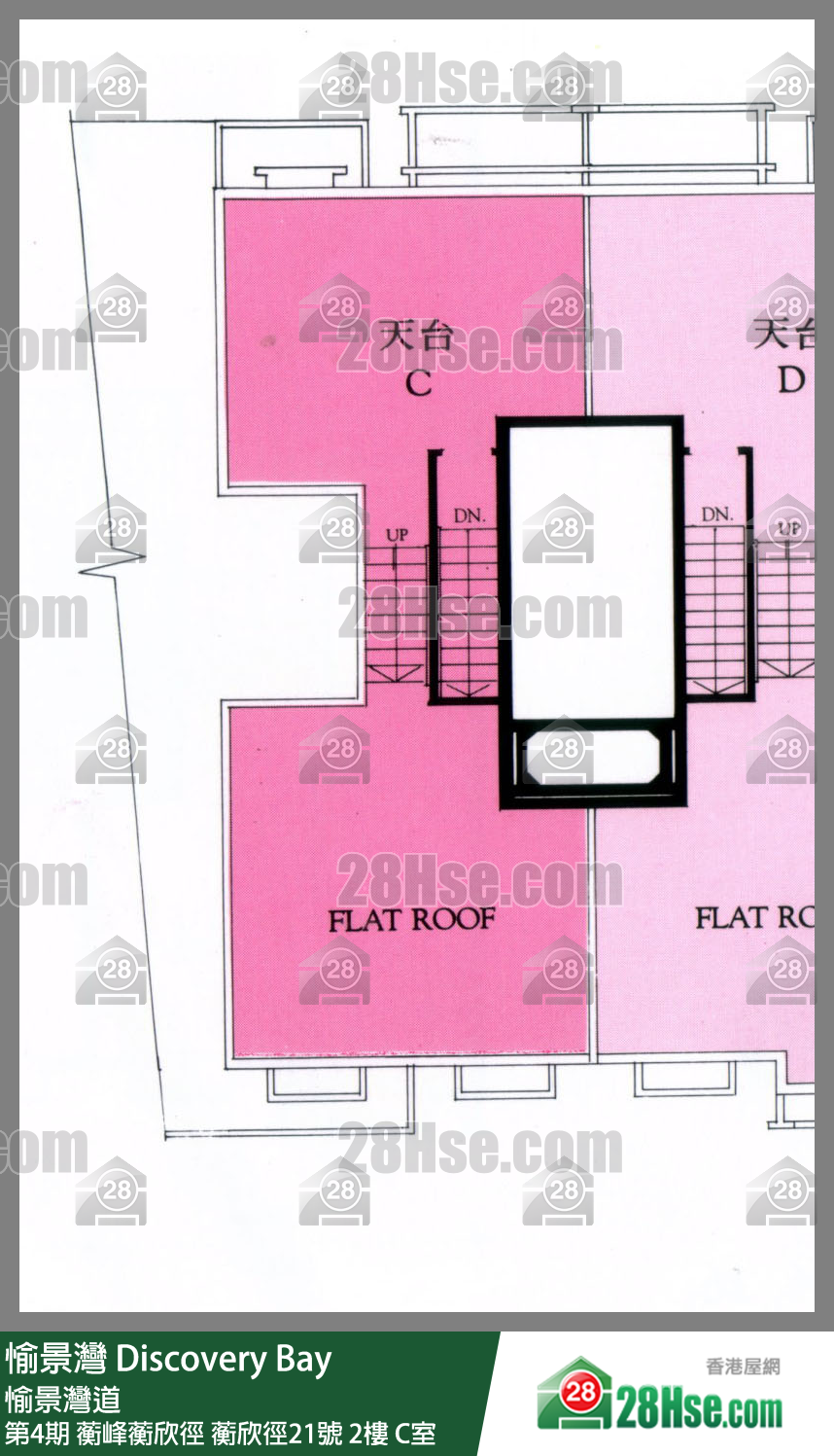 愉景灣 第4期 蘅峰蘅欣徑蘅欣徑21號2樓 C室 平面圖