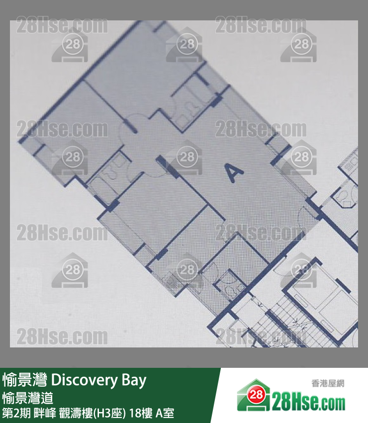 愉景灣 第2期 畔峰觀濤樓(H3座)18樓 A室 平面圖