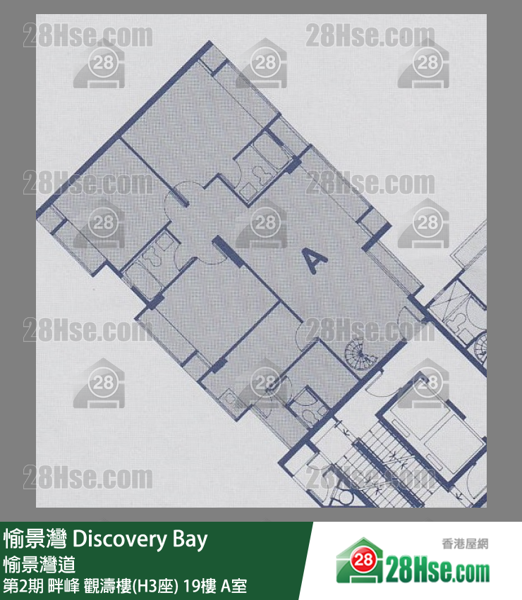愉景灣 第2期 畔峰觀濤樓(H3座)19樓 A室 平面圖