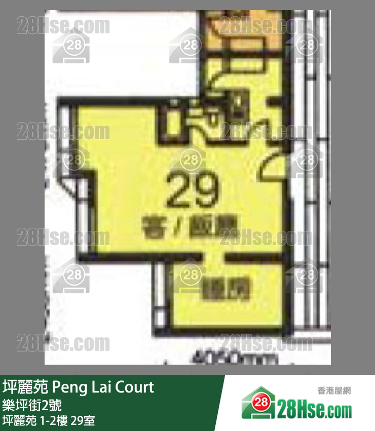 坪麗苑 坪麗苑1樓 29室 平面圖