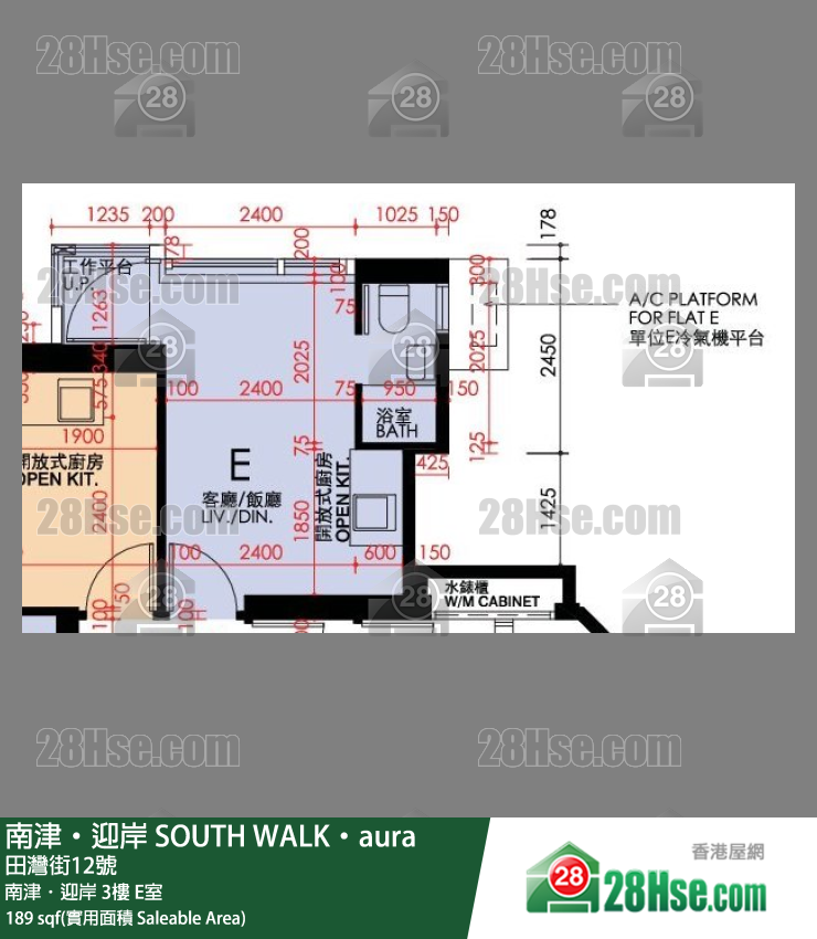 南津迎岸 南津．迎岸 3楼 E室 平面图