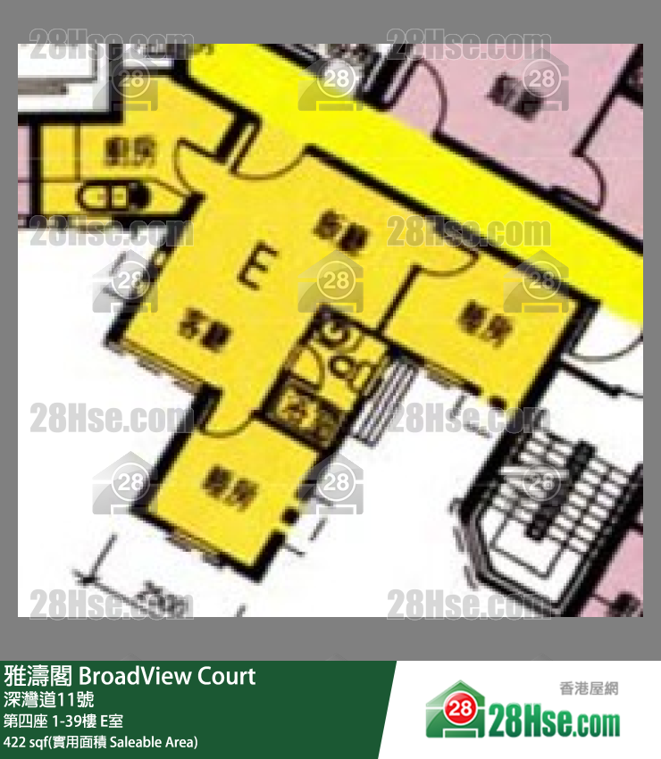 Broadview Court Unit FloorPlan (Provided by 28Hse)
