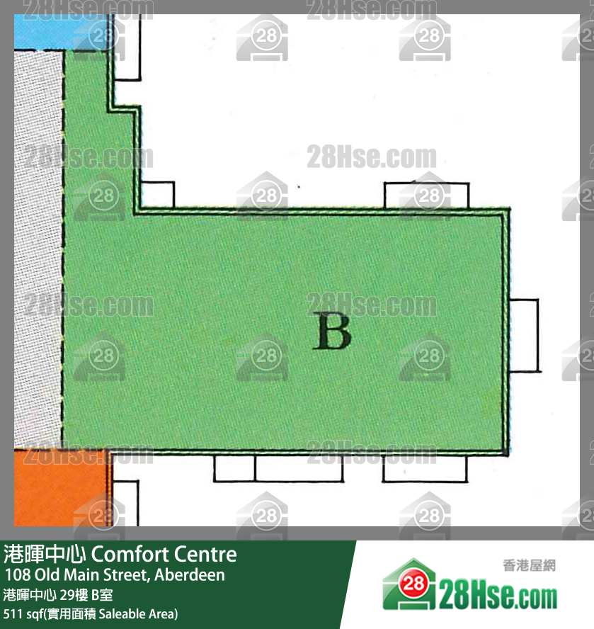 港暉中心 港暉中心29樓 B室 平面圖